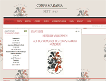 Tablet Screenshot of corps-makaria.de